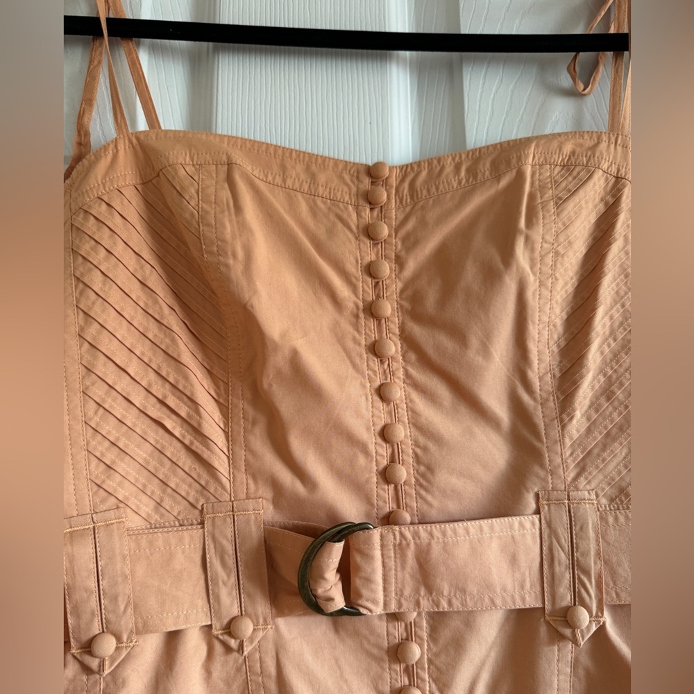 Ulla Johnson Peach Midi Dress - Picture 5 of 10